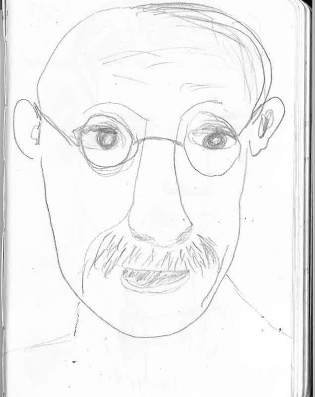 Tallenge - Nanda lal Bose - Bengal School Indian Painting -Bapu Mahatma Gandhi  Pencil Sketch - Small Poster Paper (17 x 12 inches) - Multicolour. :  Amazon.in: Home & Kitchen